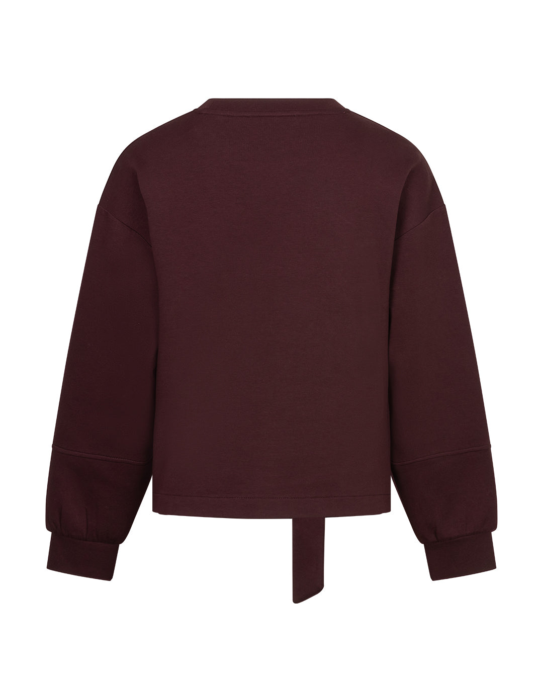 Shakira top & belt scuba Burgundy - Red Button