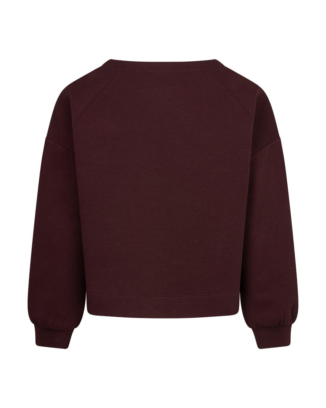 Skyler top long sleeves scuba Burgundy - Red Button