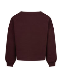 Thumbnail for Skyler top long sleeves scuba Burgundy - Red Button