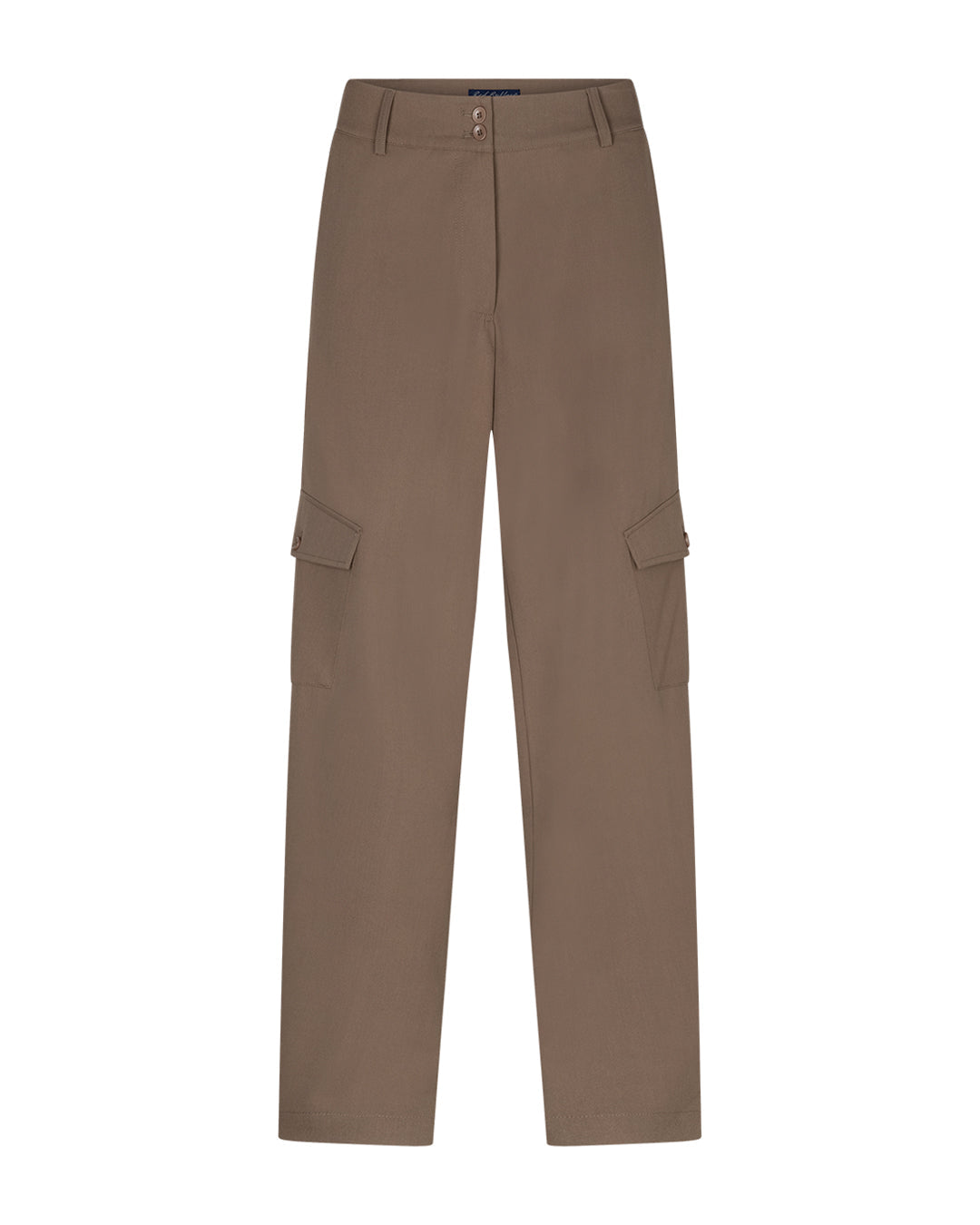 Barbella palazzo fabric Truffle - Red Button