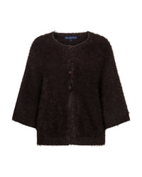 Thumbnail for Cardigan Fuzzy Poncho