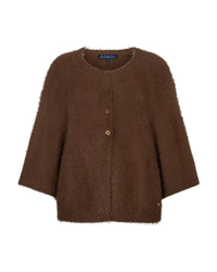 Thumbnail for Cardigan Fuzzy Poncho