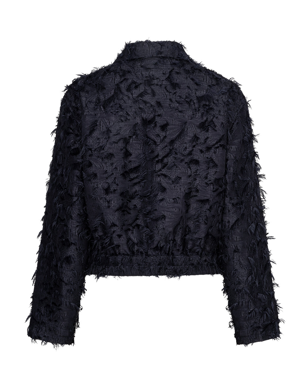 Bomber fringes Navy - Red Button