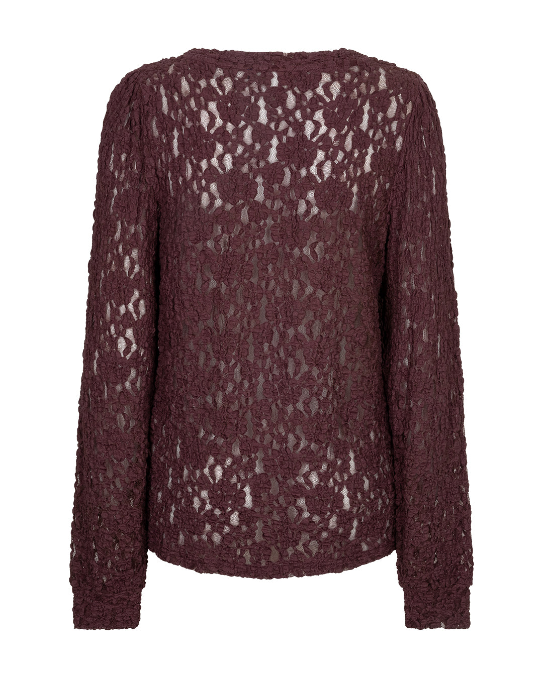 Top lace Burgundy - Red Button