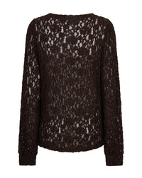 Thumbnail for Top lace Espresso - Red Button