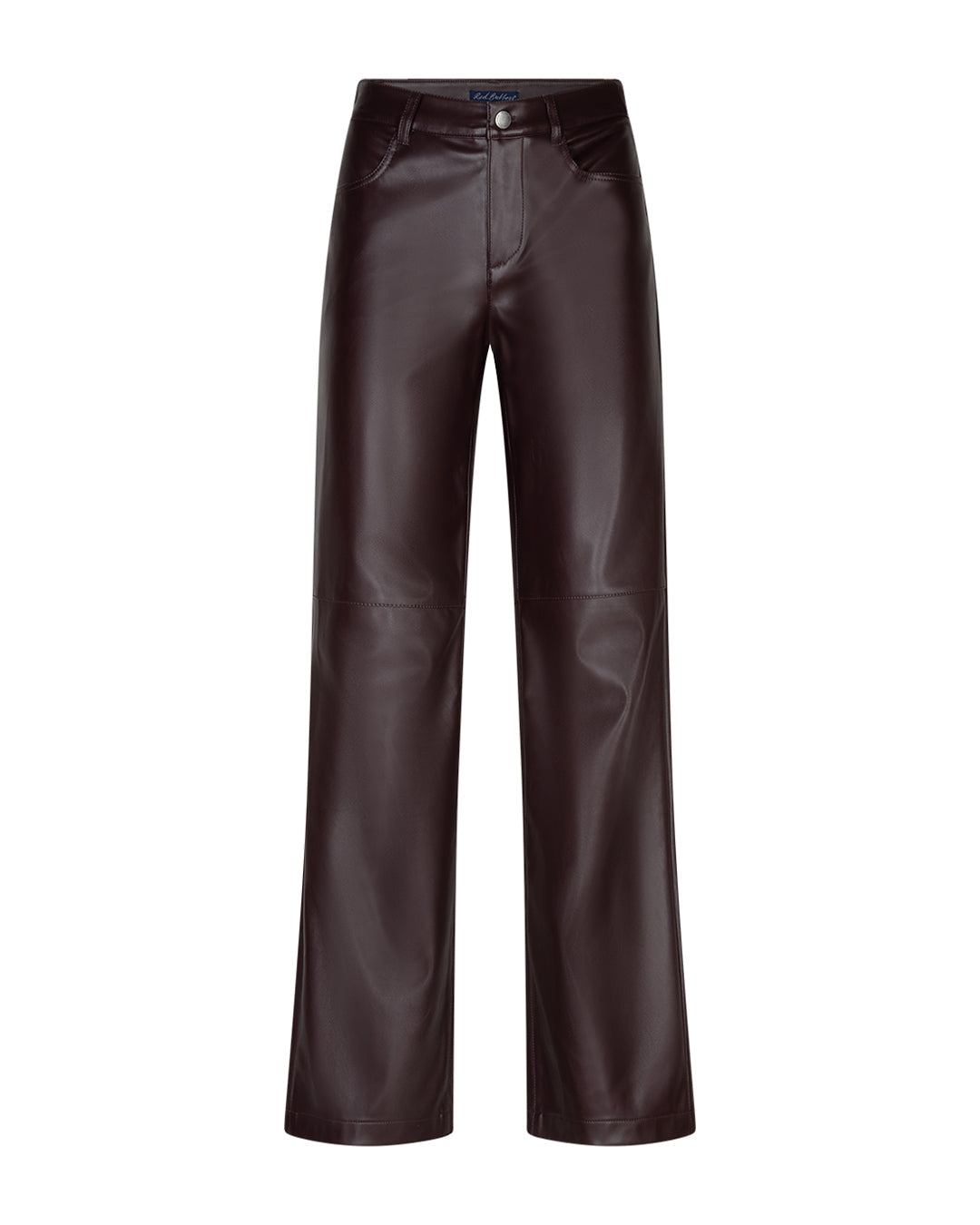 Colette faux leather L33 Burgundy - Red Button