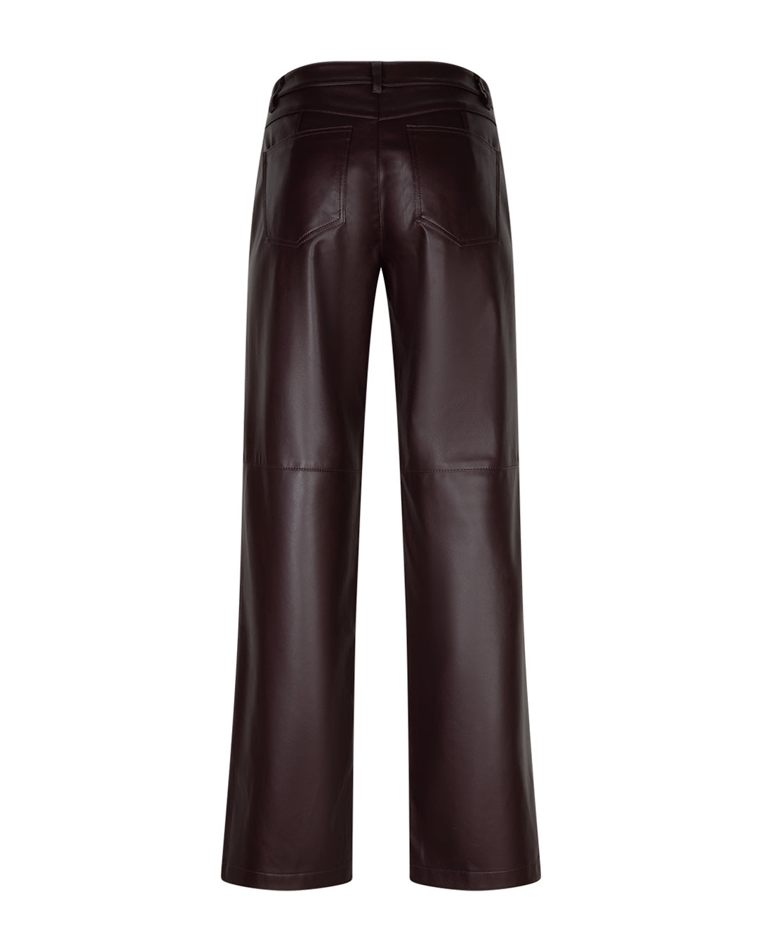 Colette faux leather L33 Burgundy - Red Button