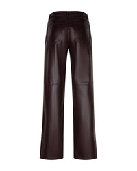 Thumbnail for Colette faux leather L33 Burgundy - Red Button