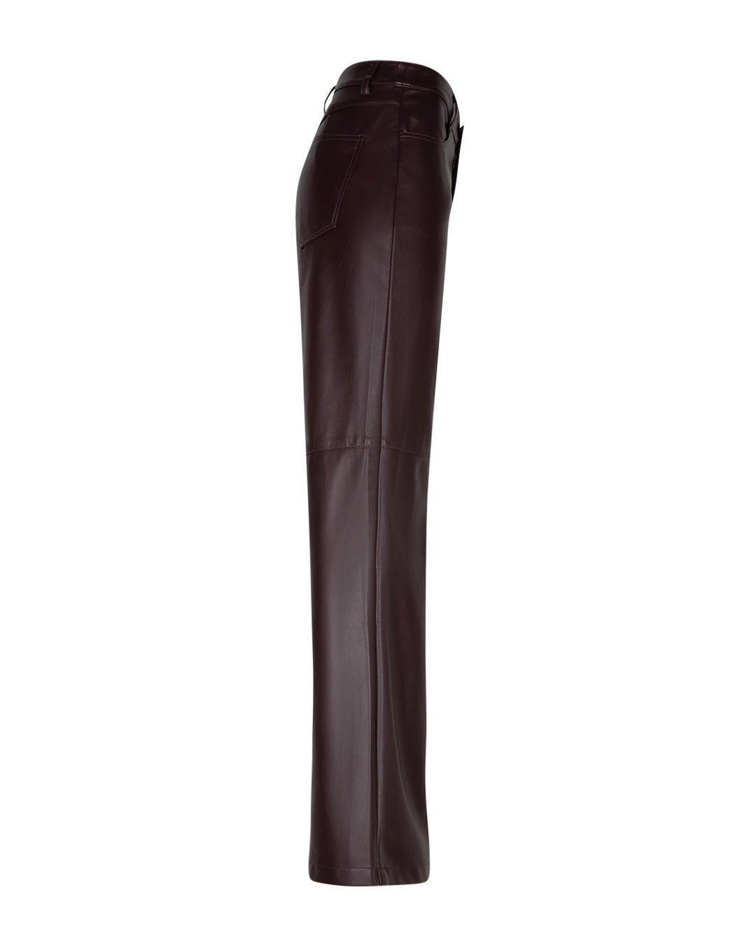 Colette faux leather L33 Burgundy - Red Button