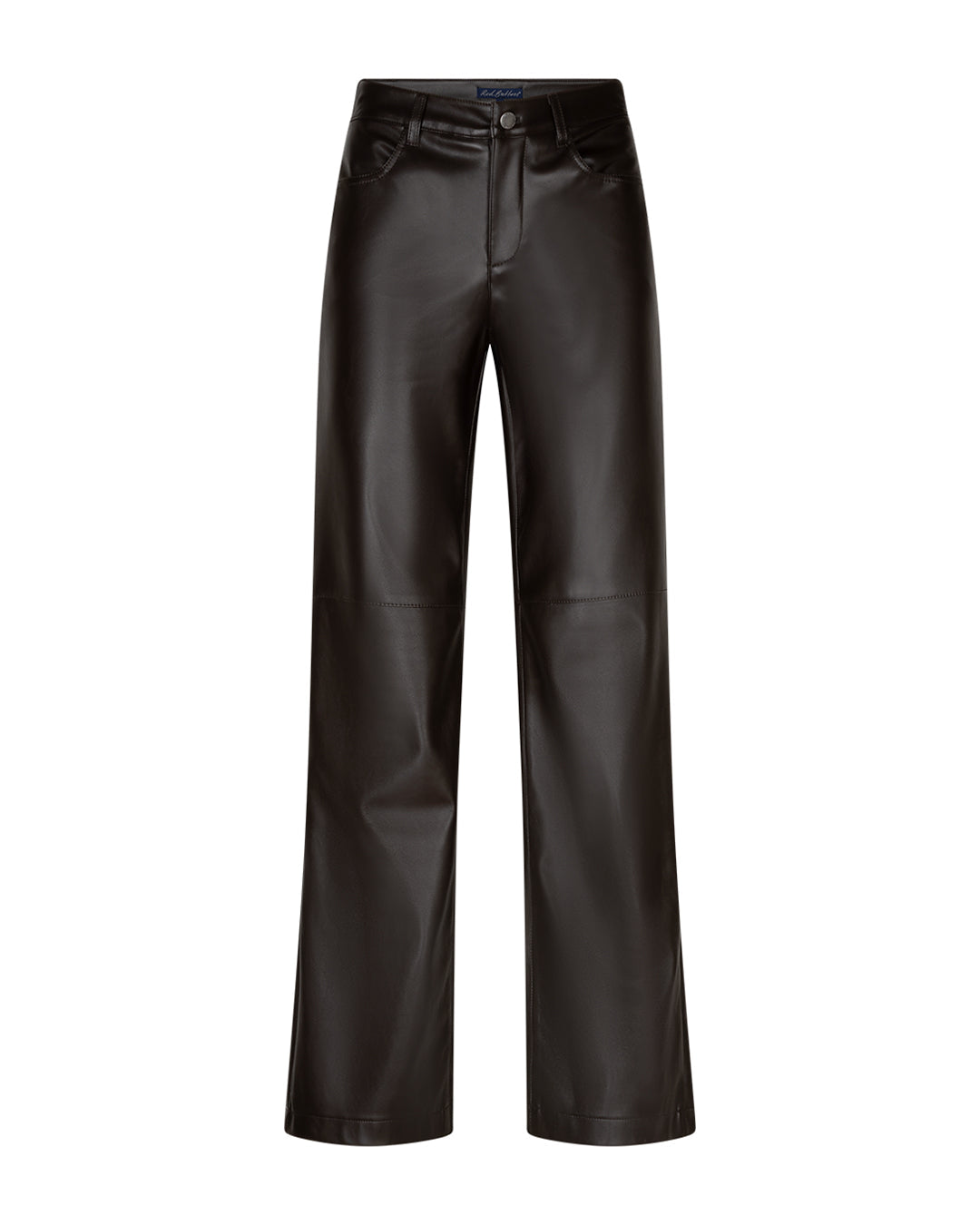 Colette faux leather L33 Espresso - Red Button