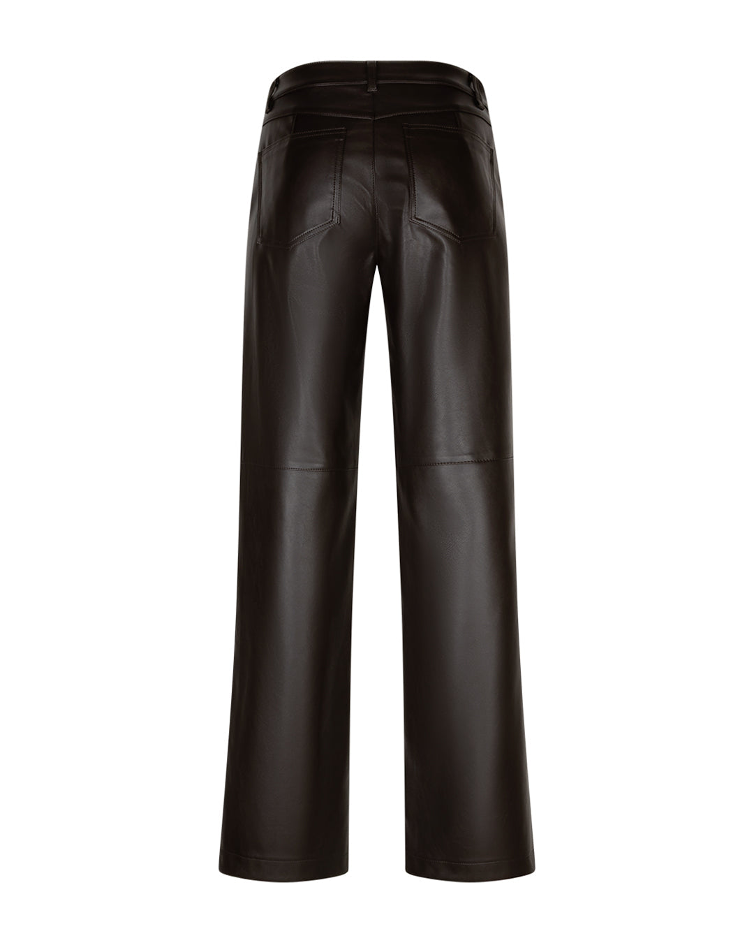 Colette faux leather L33 Espresso - Red Button