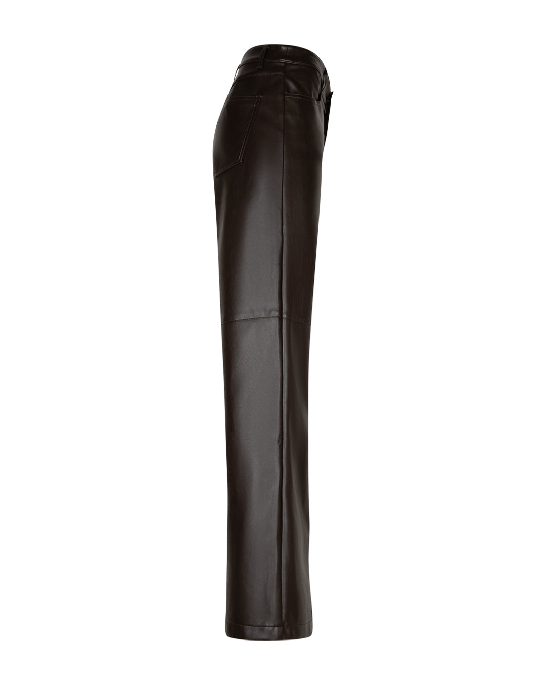 Colette faux leather L33 Espresso - Red Button
