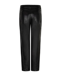 Thumbnail for Caitlina faux leather Black - Red Button