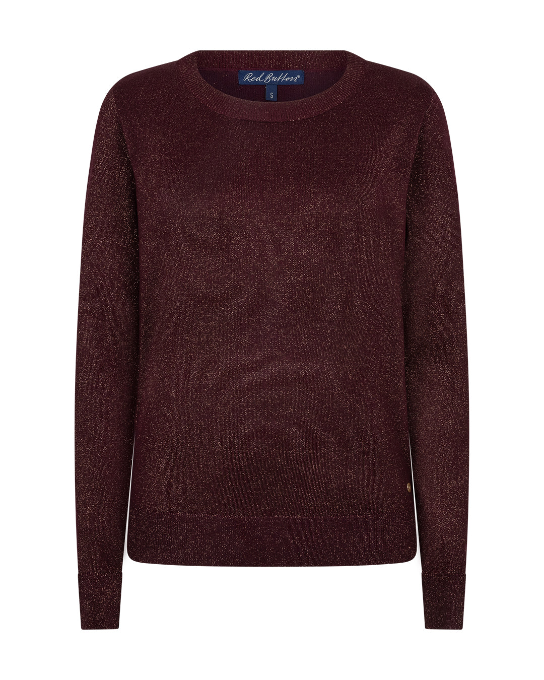 Sweet sparkle Burgundy - Red Button