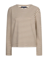 Thumbnail for Terry stripe Creme/praline - Red Button