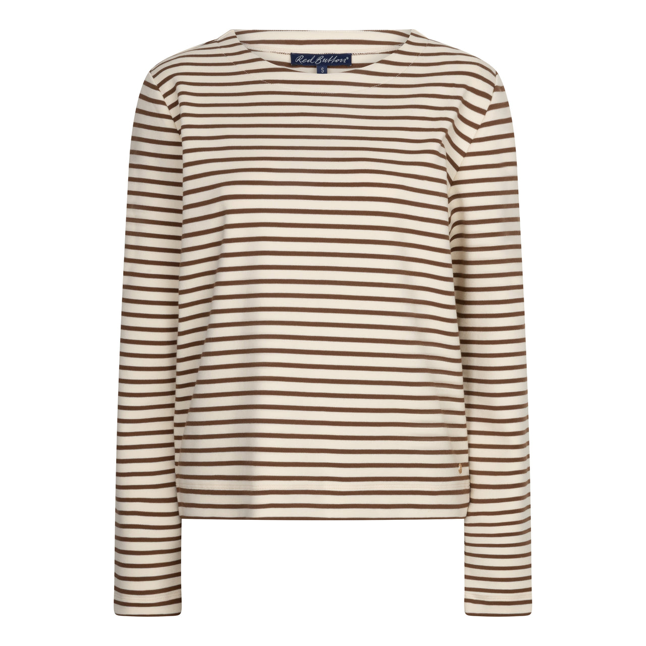 Terry stripe Creme/espresso - Red Button