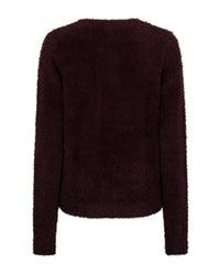 Thumbnail for Sweet fuzzy Burgundy - Red Button