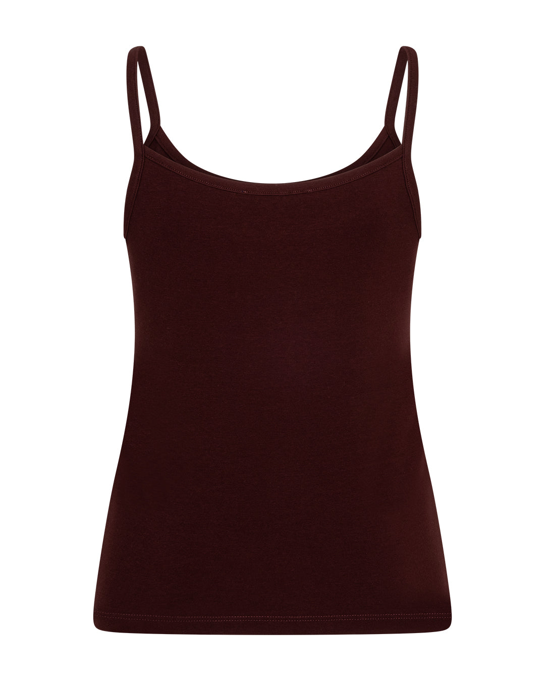 Singlet Burgundy - Red Button