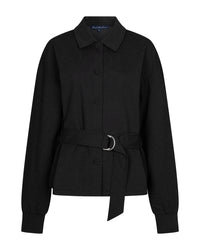 Thumbnail for Blouse jacket fancy punta Black - Red Button