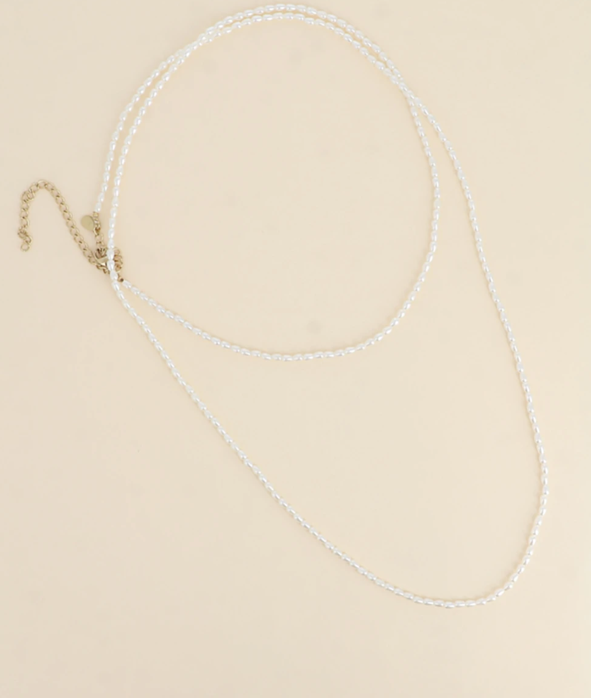 Kastgeluk ketting parels