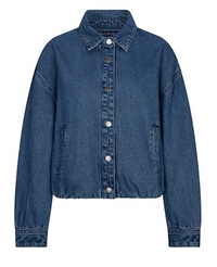 Thumbnail for Avy denim bomber