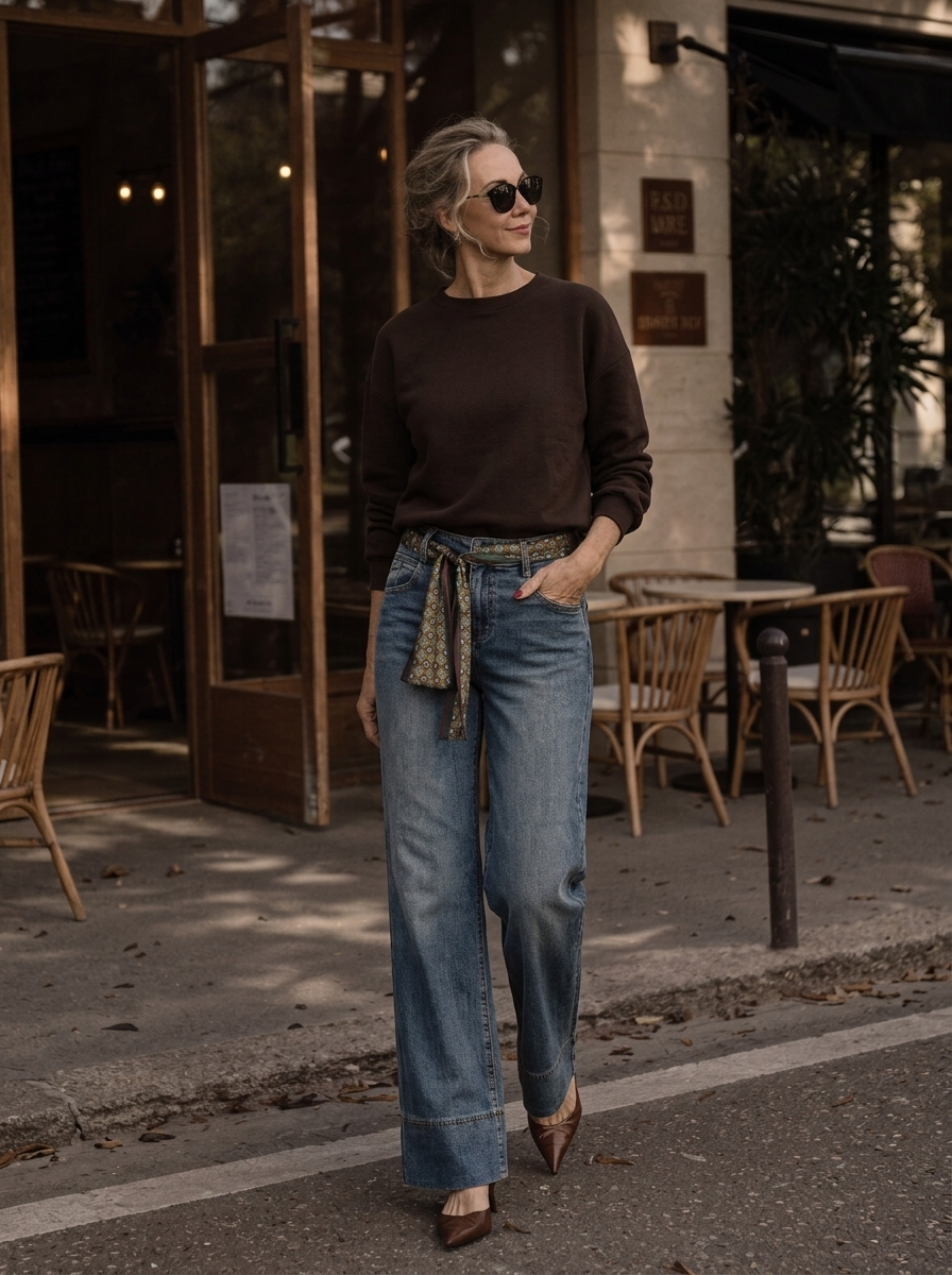 Skyler top long sleeves scuba
