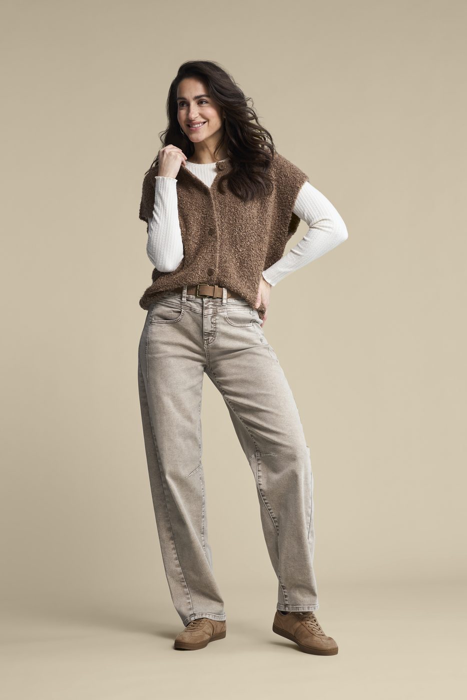 Sleeveless knit boucle - Red Button AW26 lookbook