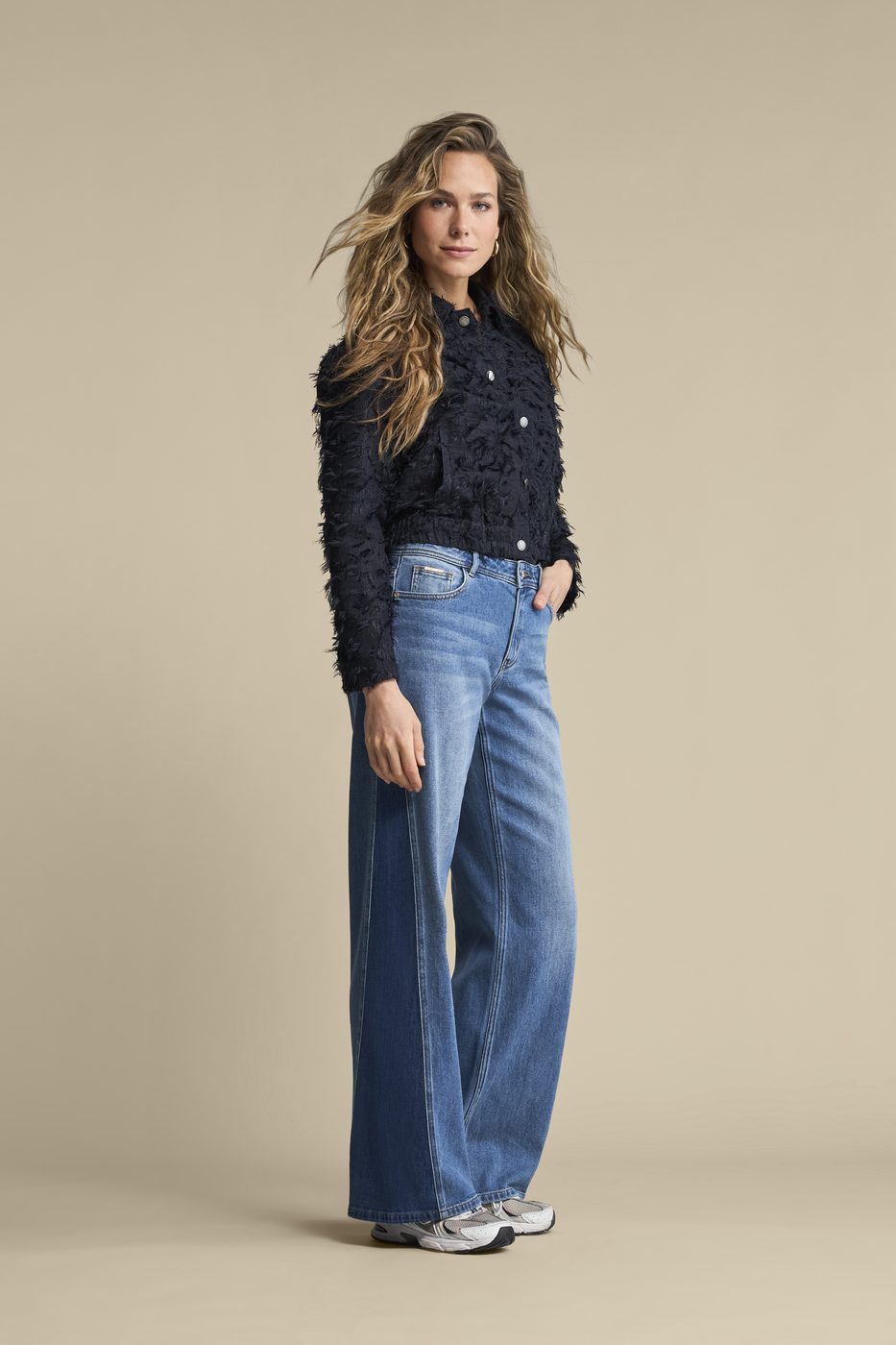 Bomber fringes - Red Button AW26 lookbook