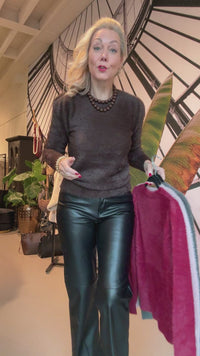 SRB4640 Fuzzy Puff Sleeve