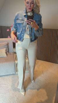 Juno Bomber Jacket Denim