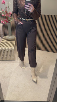Travelkwaliteit balloon trousers zwart